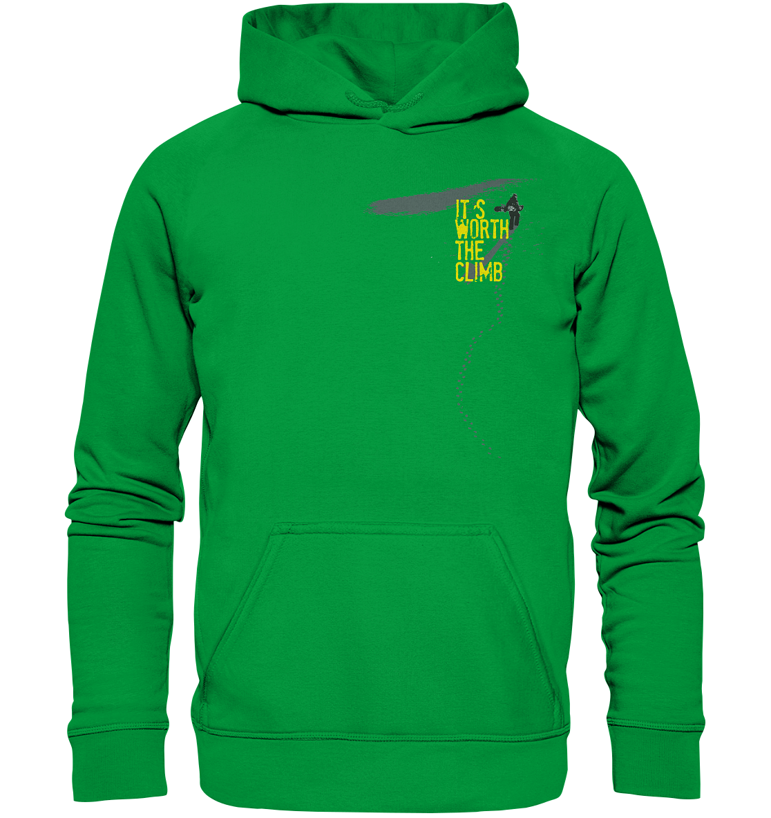 ITS WORTH THE CLIMB  - Unisex Snowboarding Reespray Hoodie