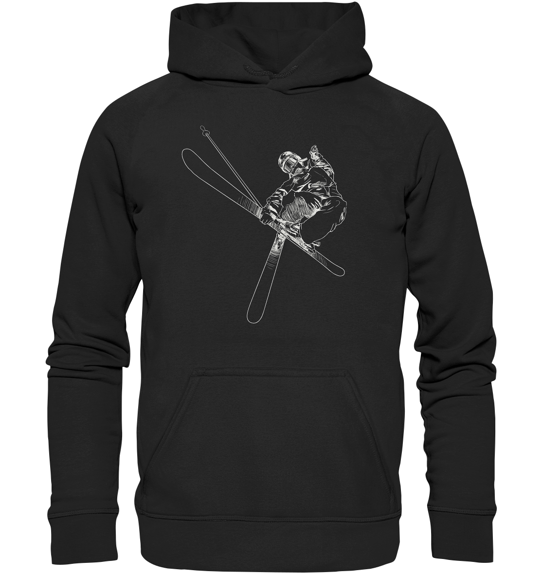 Freestyle SKIER -Skiing  Unisex  Reespray Hoodie