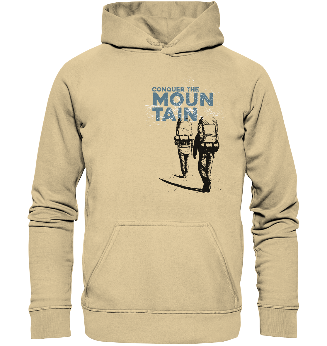 CONQUER THE MOUNTAIN -  Mountain Sports Unisex Fashion Reespray Hoodie