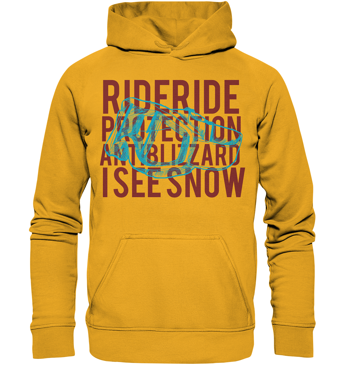 I see snow - Snowboarding Unisex Reespray Hoodie