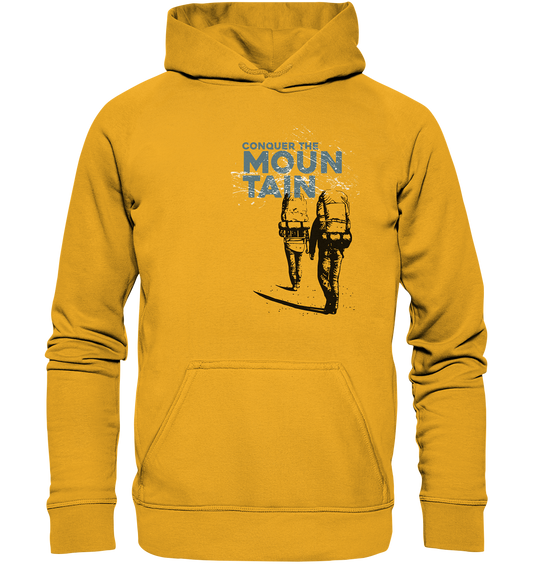 CONQUER THE MOUNTAIN -  Mountain Sports Unisex Fashion Reespray Hoodie