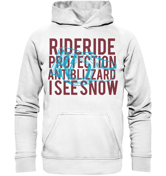 I see snow - Snowboarding Unisex Reespray Hoodie