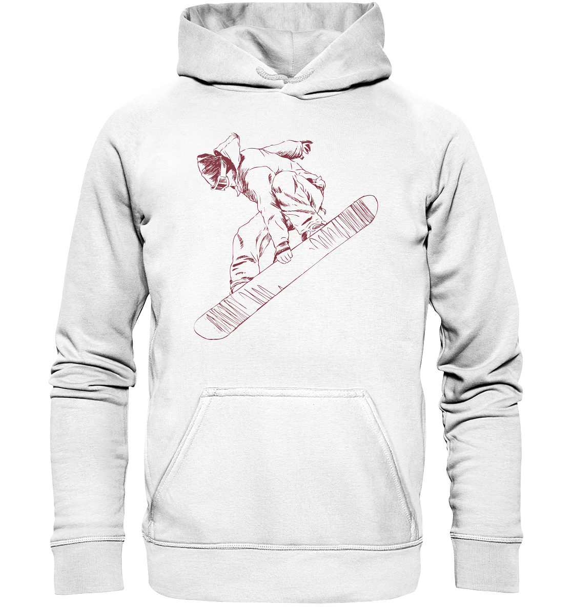 Snowboarder grab - Basic Unisex Hoodie