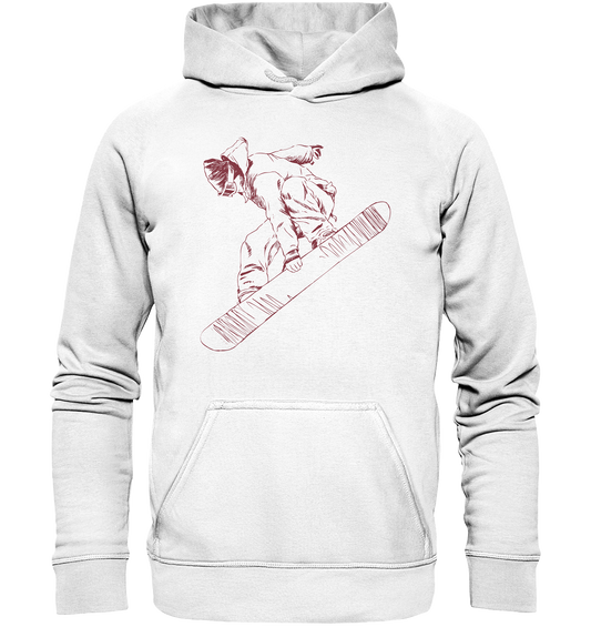 Snowboarder grab - Basic Unisex Hoodie