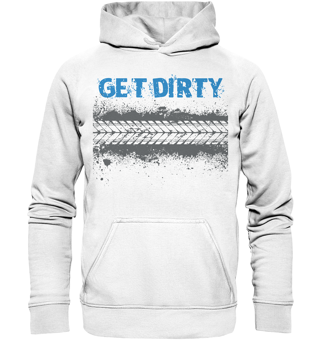 GET DIRTY TYRE - Mountain Biking Unisex Reespray Hoodie