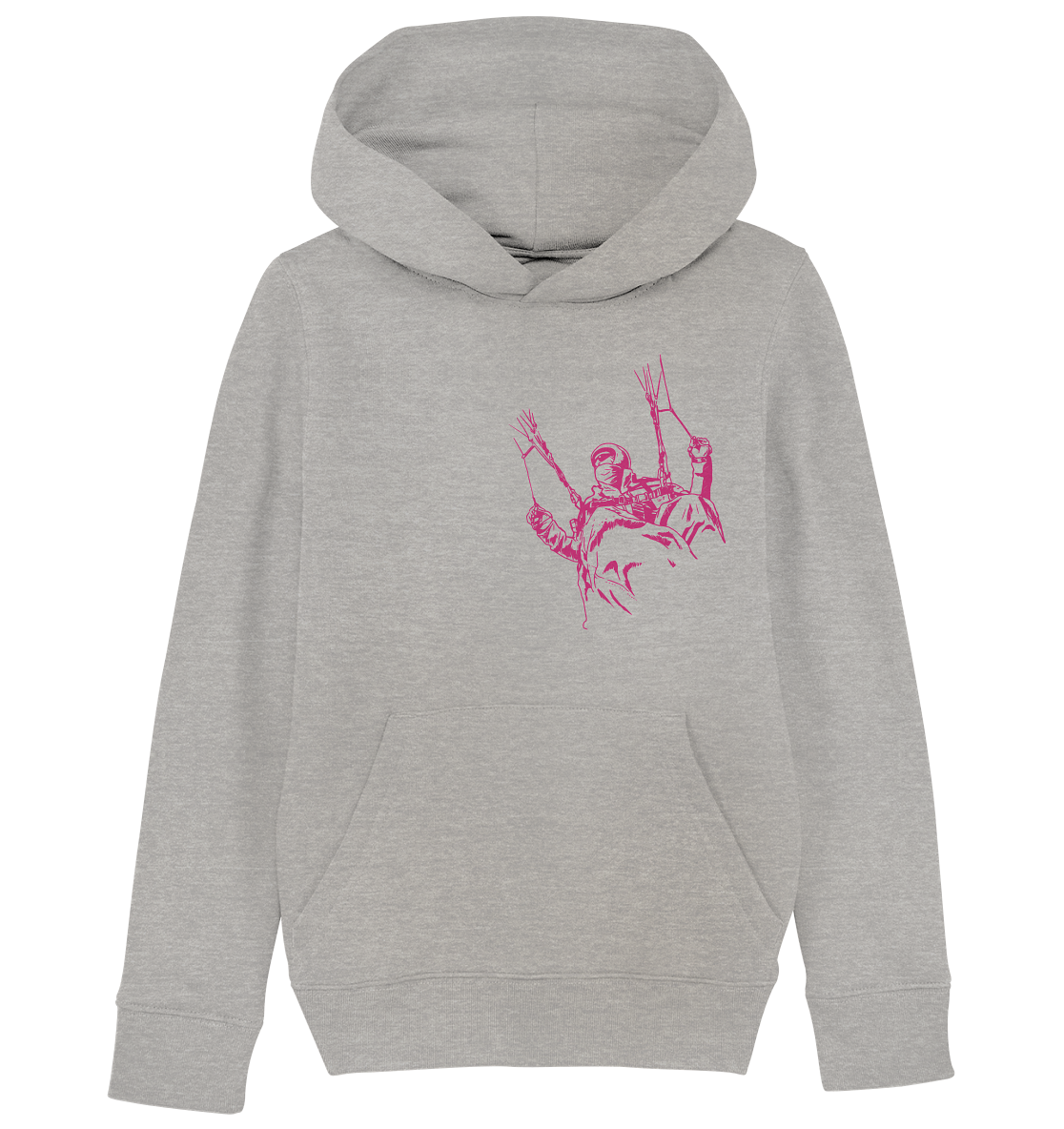 FLYING HIGH - Paragliding Kids Organic Reespray Hoodie