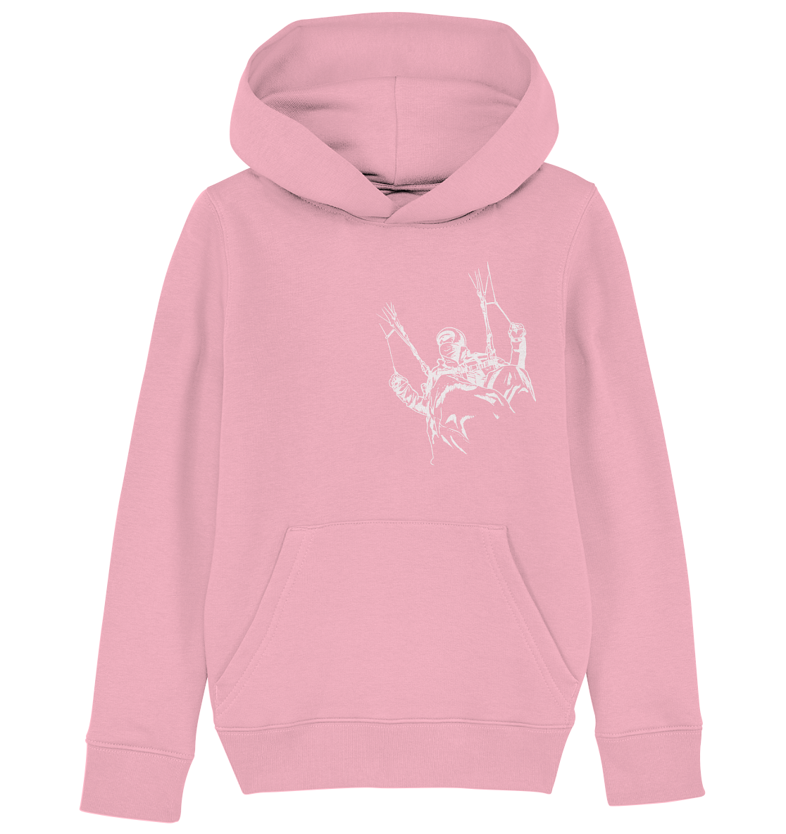 FLYING HIGH - Paragliding Kids Organic Reespray Hoodie