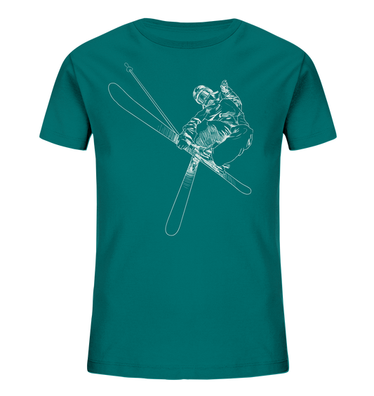 Freestyle SKIER - Skiing Kids Organic Reespray T-Shirt