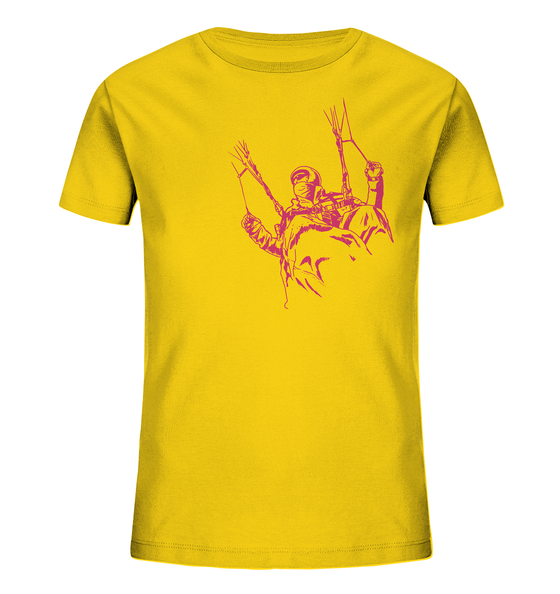 FLYING HIGH - Kids Paragliding Organic Reespray T-Shirt