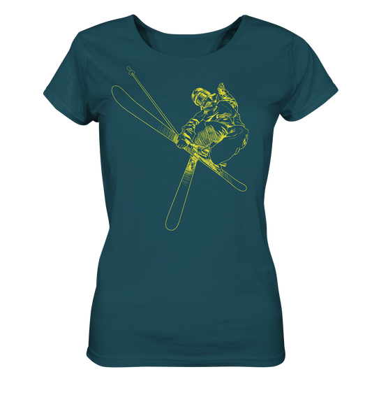 Freestyle SKIER - Skiing Ladies Organic  Reespray T-Shirt