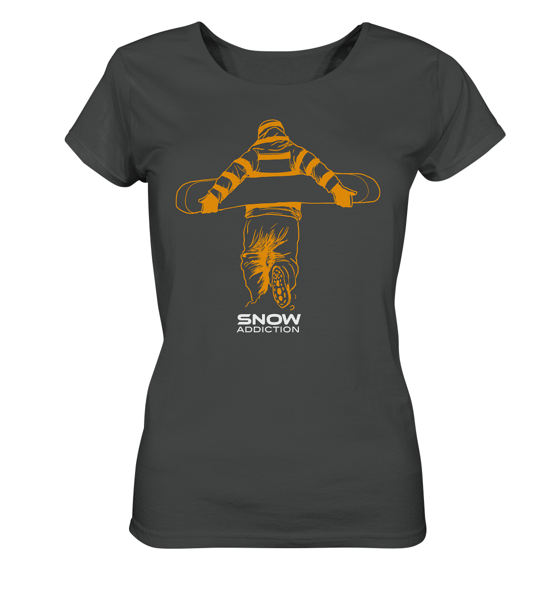 SNOW ADDICTION - Ladies Snowboarding Organic Reespray T-Shirt