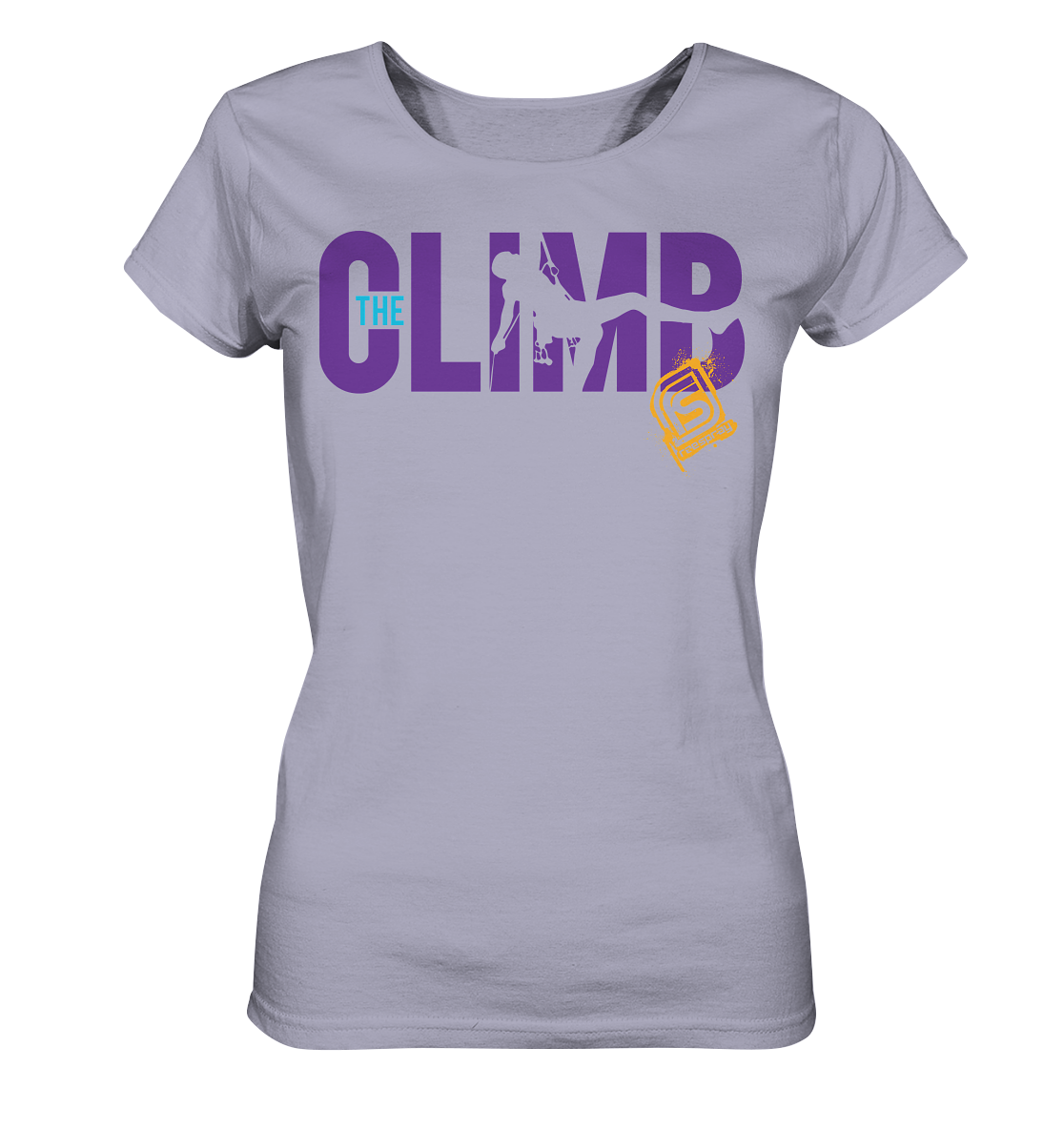 THE CLIMB SILO - Ladies Organic Rock Climbing T-Shirt