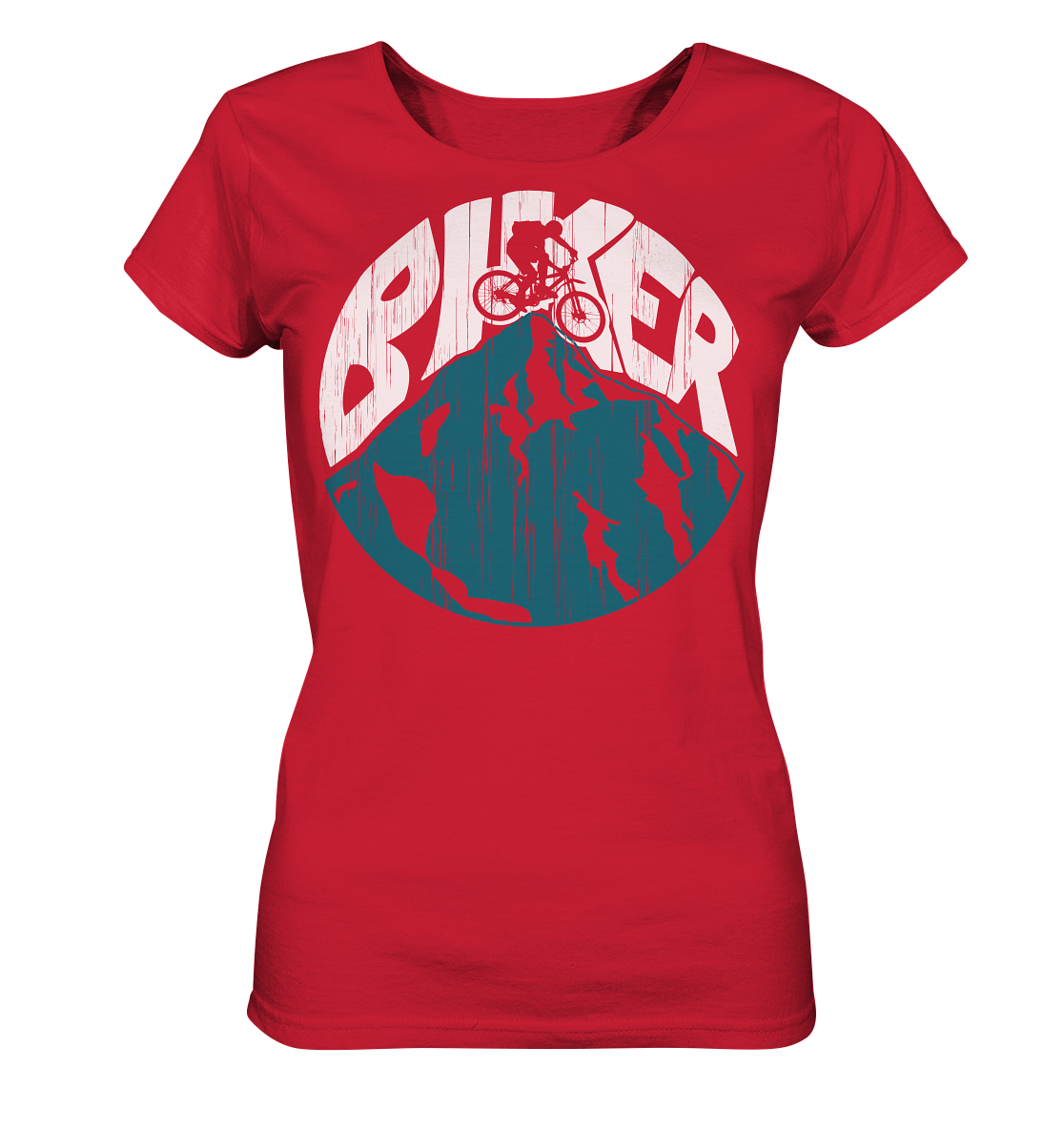 BIKER  - Ladies Mountain biking Organic Reespray T-Shirt