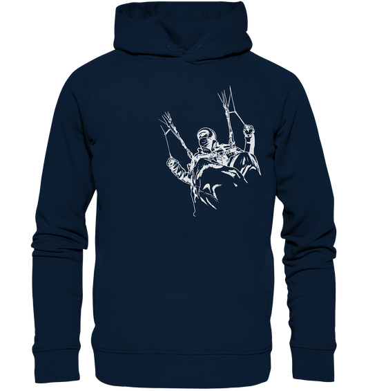 FLYING HIGH - Paragliding Organic Unisex  Fashion Reespray Hoodie