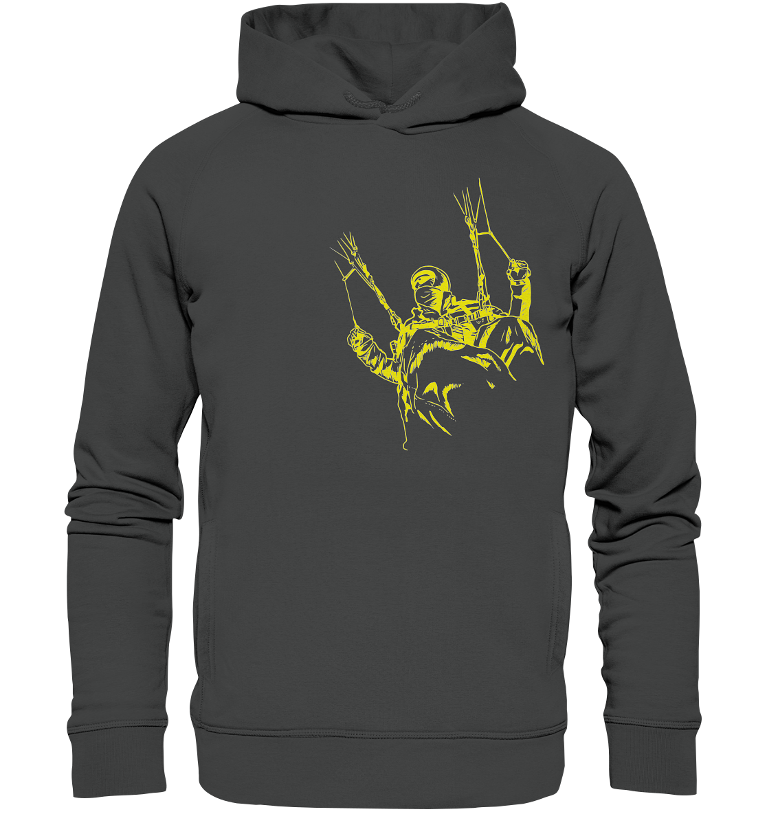 FLYING HIGH - Paragliding Organic Unisex  Fashion Reespray Hoodie