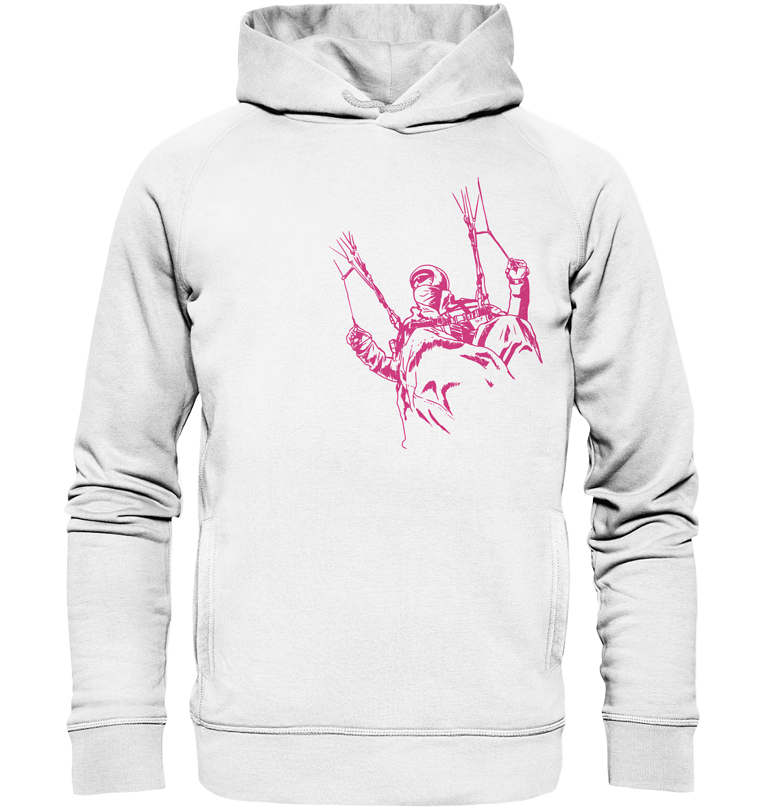 FLYING HIGH - Paragliding Organic Unisex  Fashion Reespray Hoodie