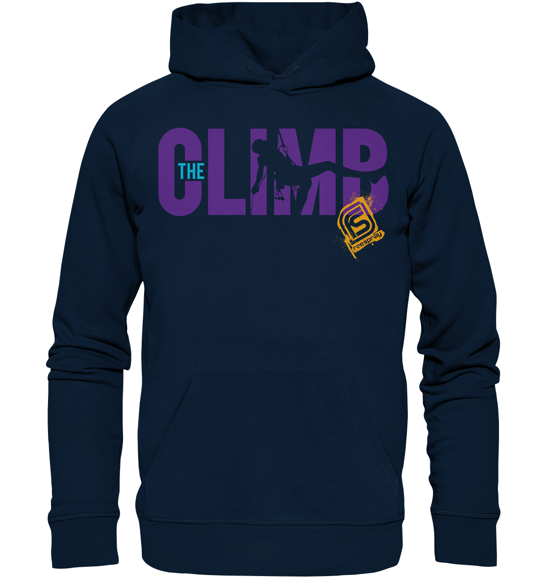 THE CLIMB SILO - Organic Unisex Rock Climbing Hoodie