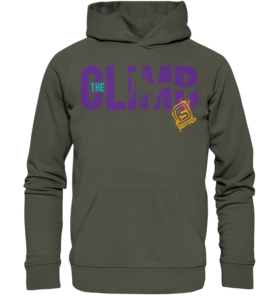 THE CLIMB SILO - Organic Unisex Rock Climbing Hoodie