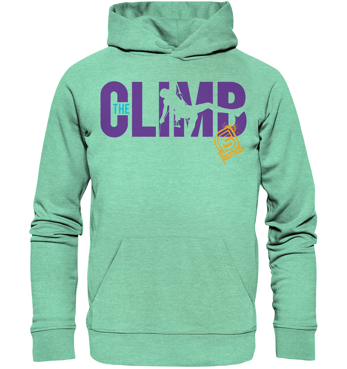 THE CLIMB SILO - Organic Unisex Rock Climbing Hoodie