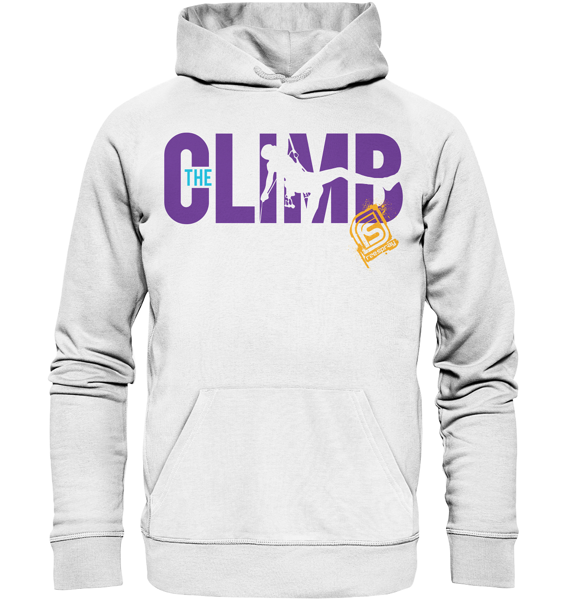 THE CLIMB SILO - Organic Unisex Rock Climbing Hoodie