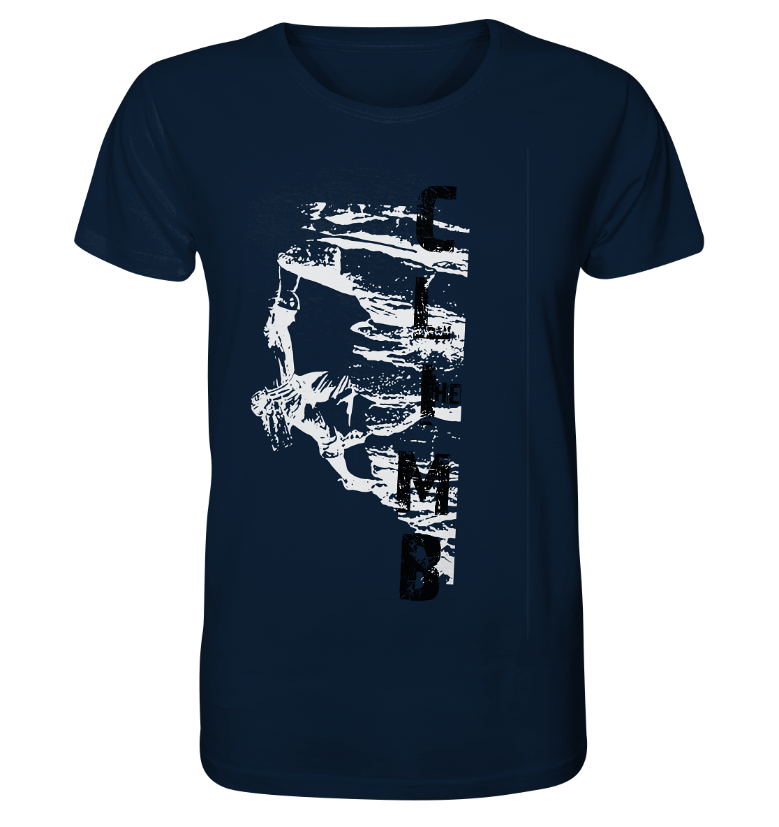 THE CLIMB HANGMAN - Rock climbing Organic T-Shirt