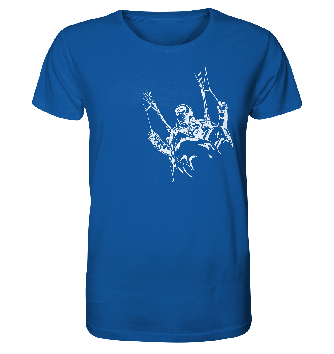 FLYING HIGH - Paragliding Organic Unisex Reespray T-Shirt