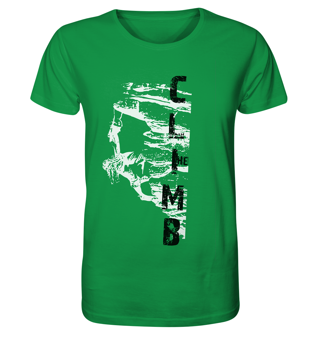 THE CLIMB HANGMAN - Rock climbing Organic T-Shirt