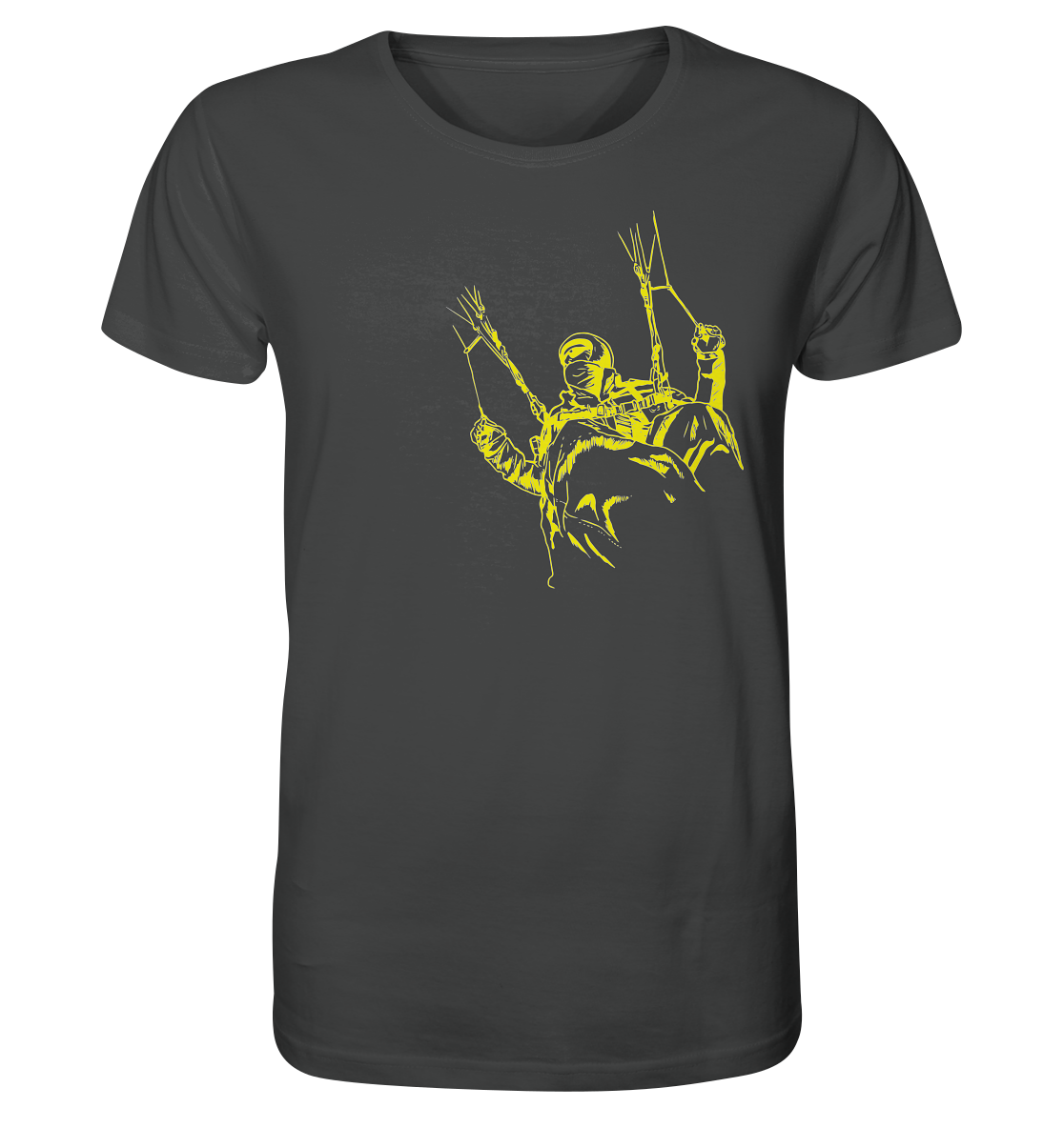 FLYING HIGH - Paragliding Organic Unisex Reespray T-Shirt