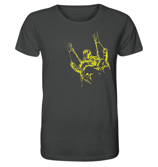 FLYING HIGH - Paragliding Organic Unisex Reespray T-Shirt