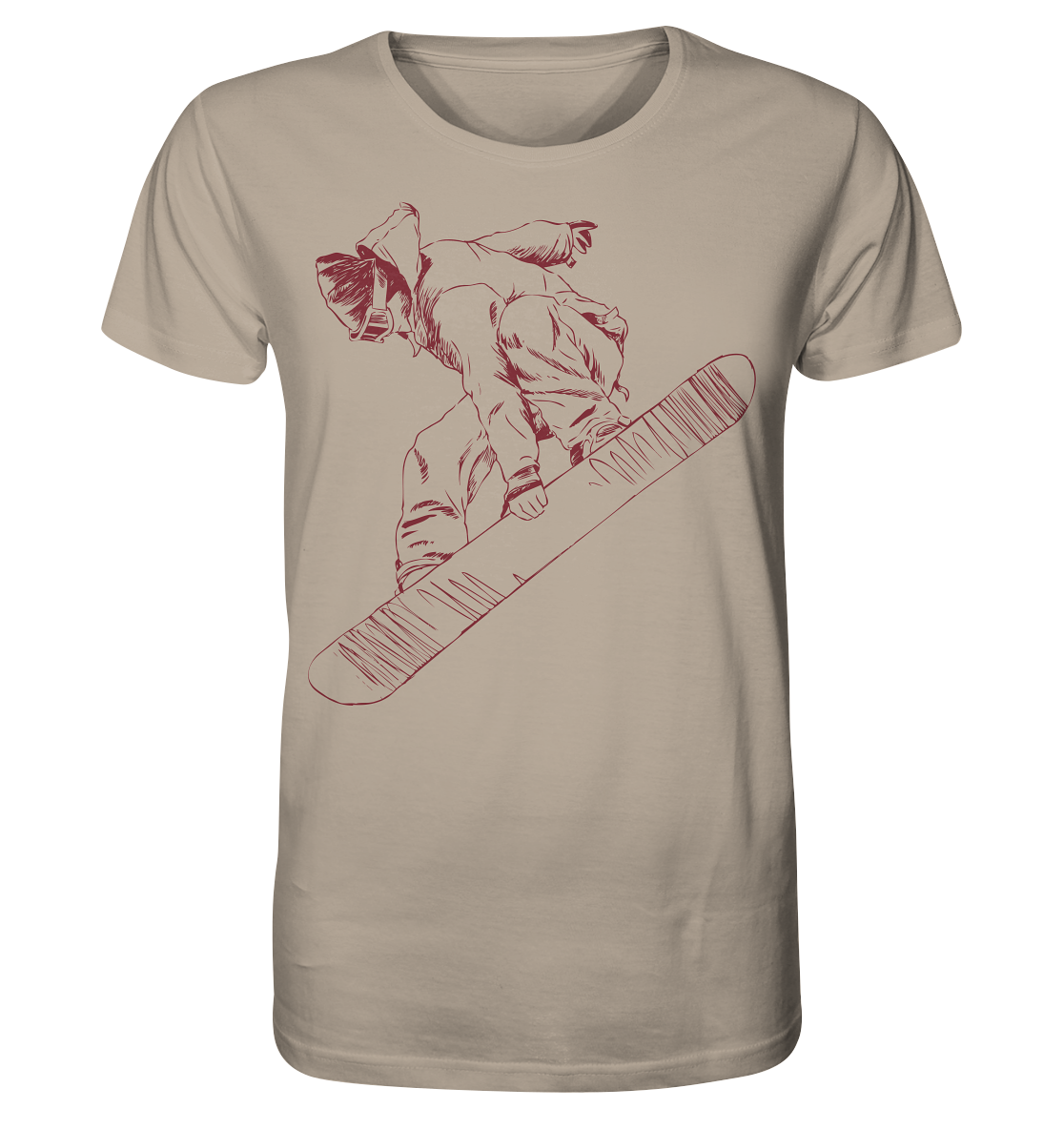 Snowboarder grab - Organic Shirt