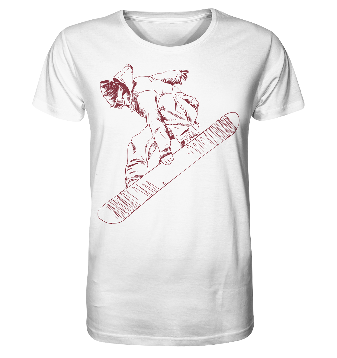 Snowboarder grab - Organic Shirt